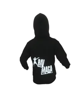 Veste Sweat-Shirt noir Krav Maga (enfant)